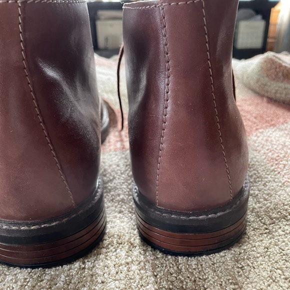 Clarks Men's Paulson Mid Chukka Boot Mahogany Leather, Size,  12M US /11 UK - Picture 10 of 11